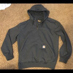 Carhartt Rain Defender Hooded Sweatshirt-Grey XL